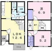 ソレイユの間取り画像