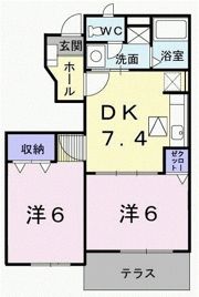 サンブライト ハイツの間取り画像