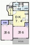 サンブライト ハイツの間取り画像