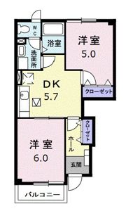 ピュア ウィンドの間取り画像