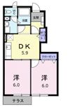 サンパティークの間取り画像