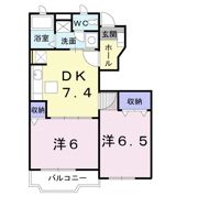 ラ・ネージュ Bの間取り画像