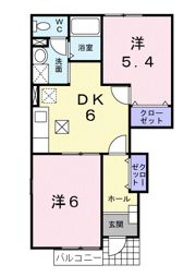 ボルックスⅡの間取り画像