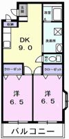 レジデンス伊勢崎の間取り画像