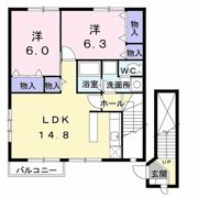 エクセレント・川田の間取り画像