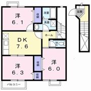 ペニ－レイン1の間取り画像