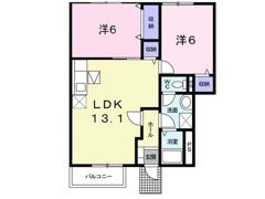 グランベリ－Aの間取り画像