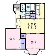 カインド・フラッツ 24の間取り画像