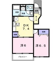 アヴェニールBの間取り画像