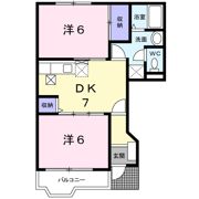 プリムヴェールBの間取り画像