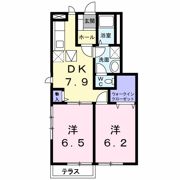 リヴェル ブレ Bの間取り画像