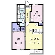 サン サン ハウス 1の間取り画像