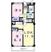 パレス オダの間取り画像
