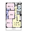 パレス オダの間取り画像