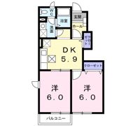 フォーリスト Bの間取り画像