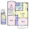 ウィンド ヒル Bの間取り画像