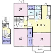 ウィンド ヒル Bの間取り画像