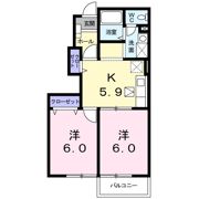 ベルハイツの間取り画像