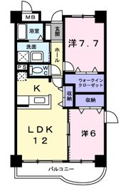 アンソレイエ アオキの間取り画像