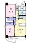 シャルマン ヴェガの間取り画像