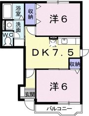 フォワージュⅠの間取り画像
