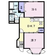 グリーンコート西館 Bの間取り画像