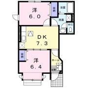 エクセレンテ北原 Bの間取り画像