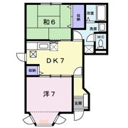 グリーンコート東館 Aの間取り画像