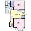 グリーンコート東館 Bの間取り画像