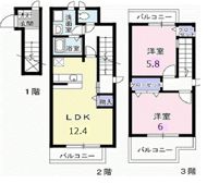 アスモみゆきⅠ番館の間取り画像
