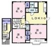 サンロード福山Aの間取り画像