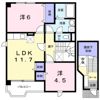 サンロード福山Bの間取り画像