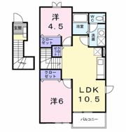 ウリイシパレスの間取り画像
