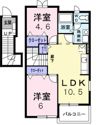 グランデ アウルム Cの間取り画像