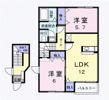 グランデ アウルム Dの間取り画像