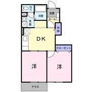 ゼクセル北野Aの間取り画像