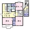 サニーヴィラ壱番館の間取り画像