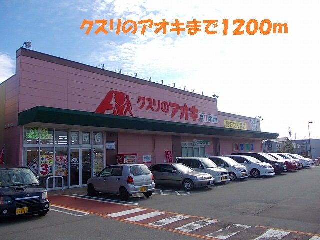 近くのクスリのアオキまで1,200m(徒歩15分)