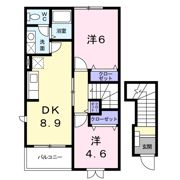 スクェア リファインドAの間取り画像