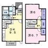 フレ シャトー A棟の間取り画像