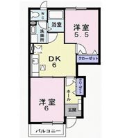 エンゼルハイムの間取り画像