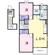 メゾン ド アンソレイエの間取り画像