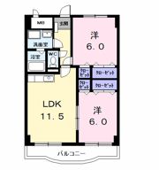ラヴィアンローズBの間取り画像