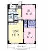 ラヴィアンローズBの間取り画像