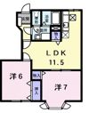 エンゼルヒルズ B棟の間取り画像