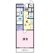 グリーンピア中川Ⅱ号館の間取り画像
