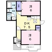ソレアードⅠの間取り画像