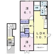 チェリークイーンの間取り画像