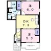 緑風館の間取り画像