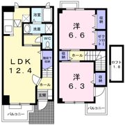 ソレアードパルケⅠの間取り画像